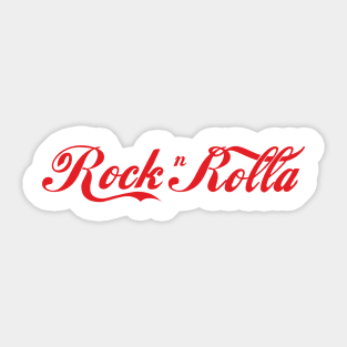 Rock n Rolla (red print) Sticker